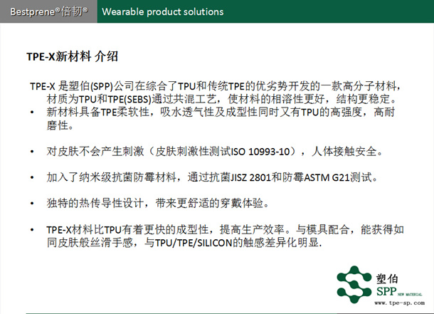 TPE-X可穿戴設備腕帶材料